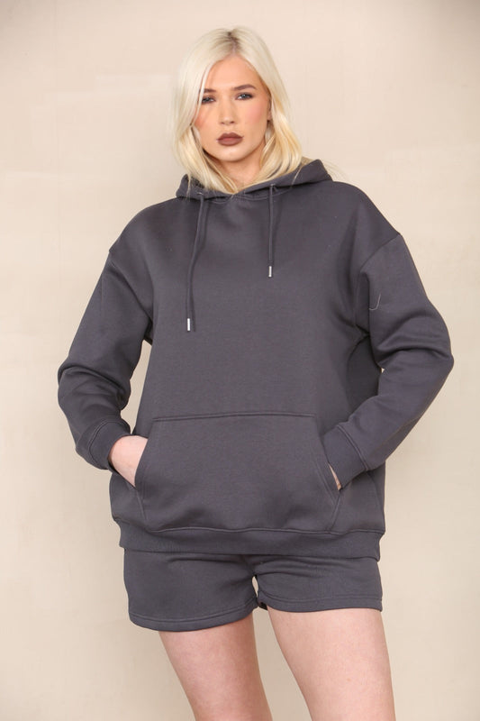 HOODED SHORT TRACK SUIT